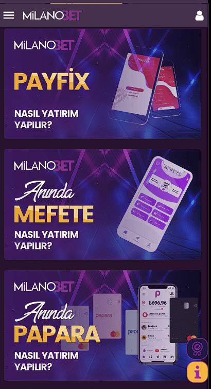 Milanobet Para Yatırma