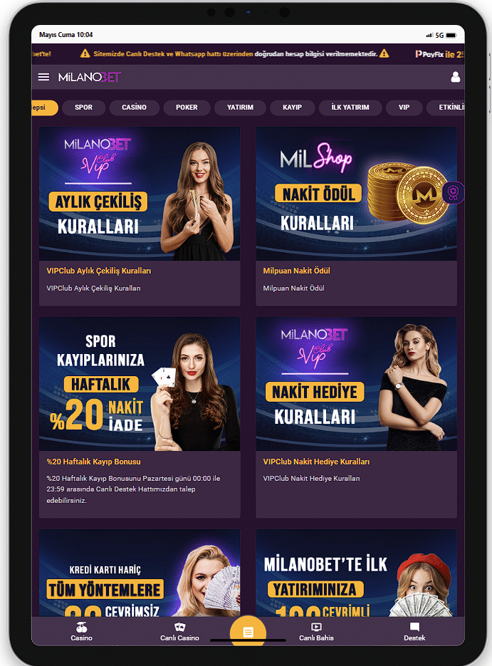 Milanobet Bonus