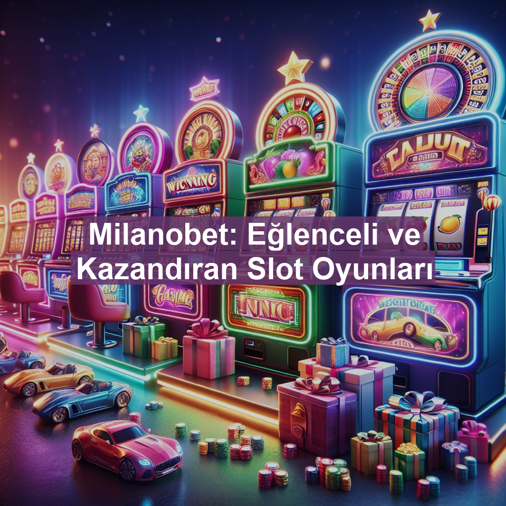 Milanobet: Eğlenceli ve Kazandıran Slot Oyunları